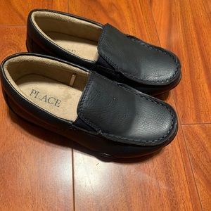 Boys Children’s Place Black Dress Loafer Shoes 11